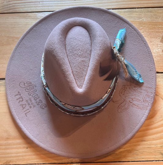 BLAZE - Fedora Adjustable Western Felt Hat