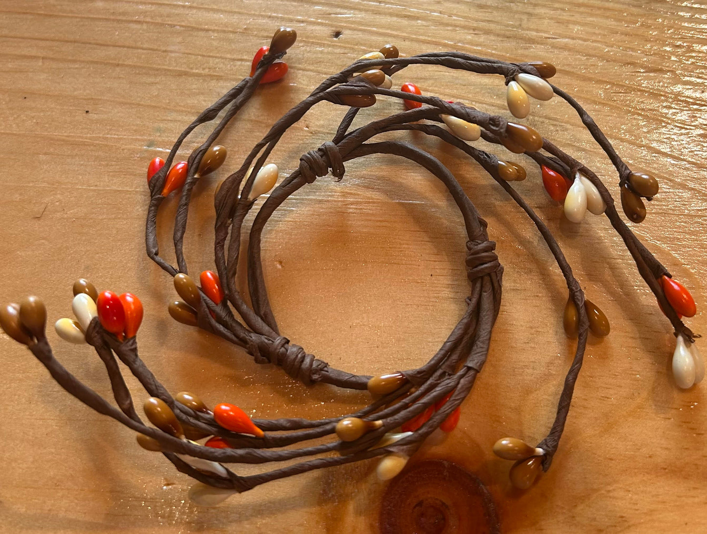 PRIMITIVE BERRY VINE RING - Multi Color 2"