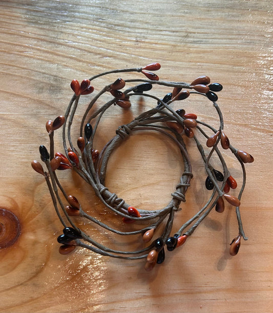 PRIMITIVE BERRY VINE RING - Dark Berry 2"
