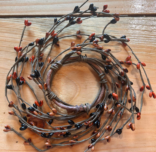PRIMITIVE BERRY VINE RING - Dark Berry 4"
