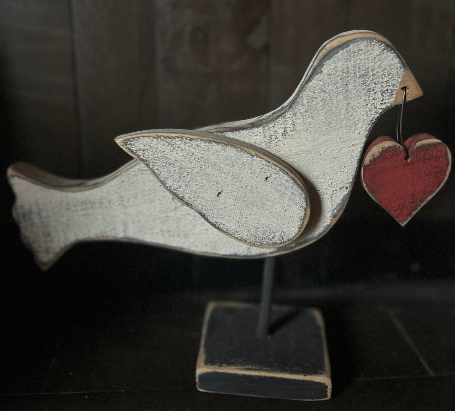 MESSENGER BIRD - Wood Primitive Bird