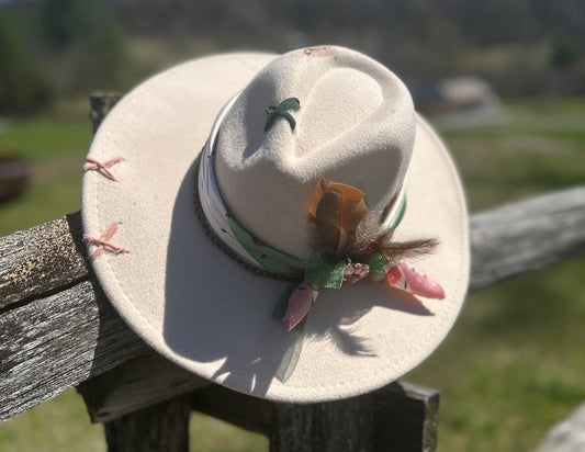 HALEIGH - Fedora Adjustable Western Felt Hat