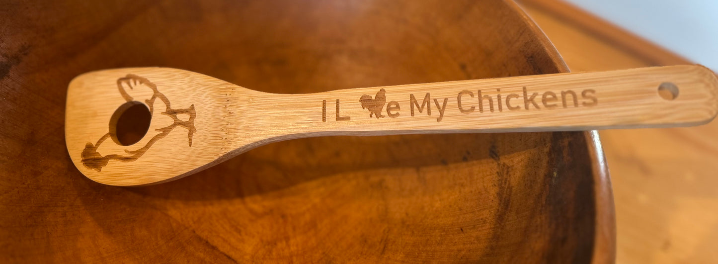 SPATULA - Wood Farm Animals