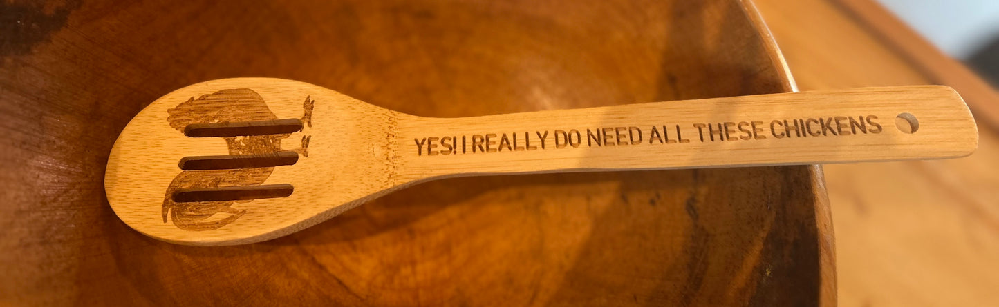 SPATULA - Wood Farm Animals