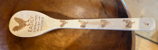 SPATULA - Wood Farm Animals