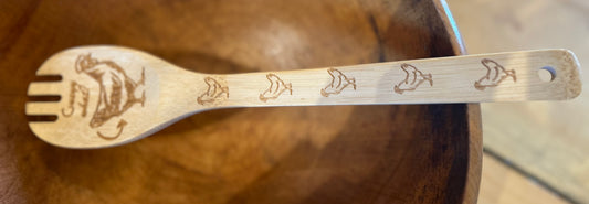 SPATULA - Wood Farm Animals