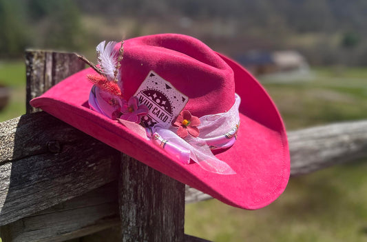 STELLA - Cowgirl Adjustable Western Felt Hat