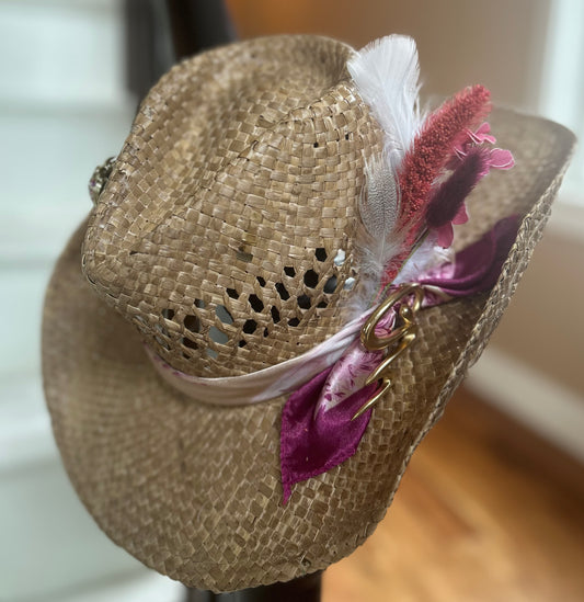 APPLE OF YOUR EYE - Straw Cowgirl Hat