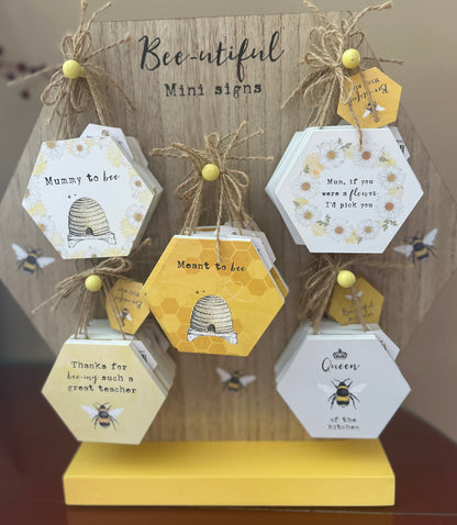 WHAT'S THE BUZZ - Teacher 4x4 Octagon Wood Sign