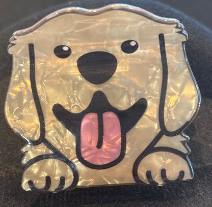 PUP CLAW HAIR CLIP - Golden