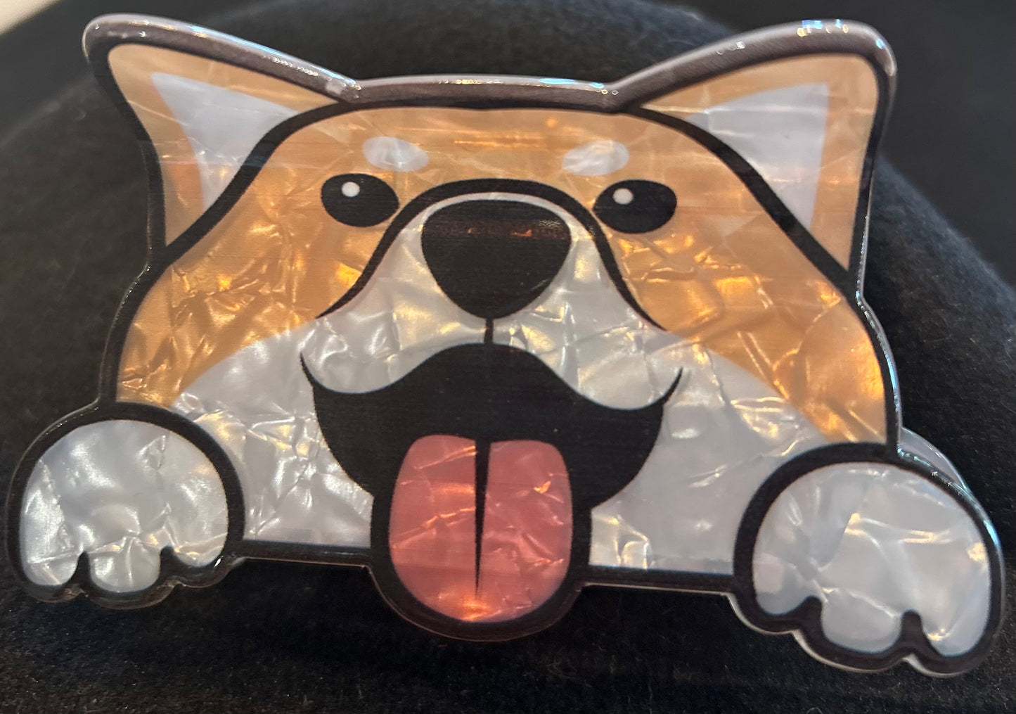 PUP CLAW HAIR CLIP - Golden/Yellow