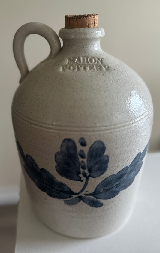 VINTAGE MAHON POTTERY JUG WITH CORK