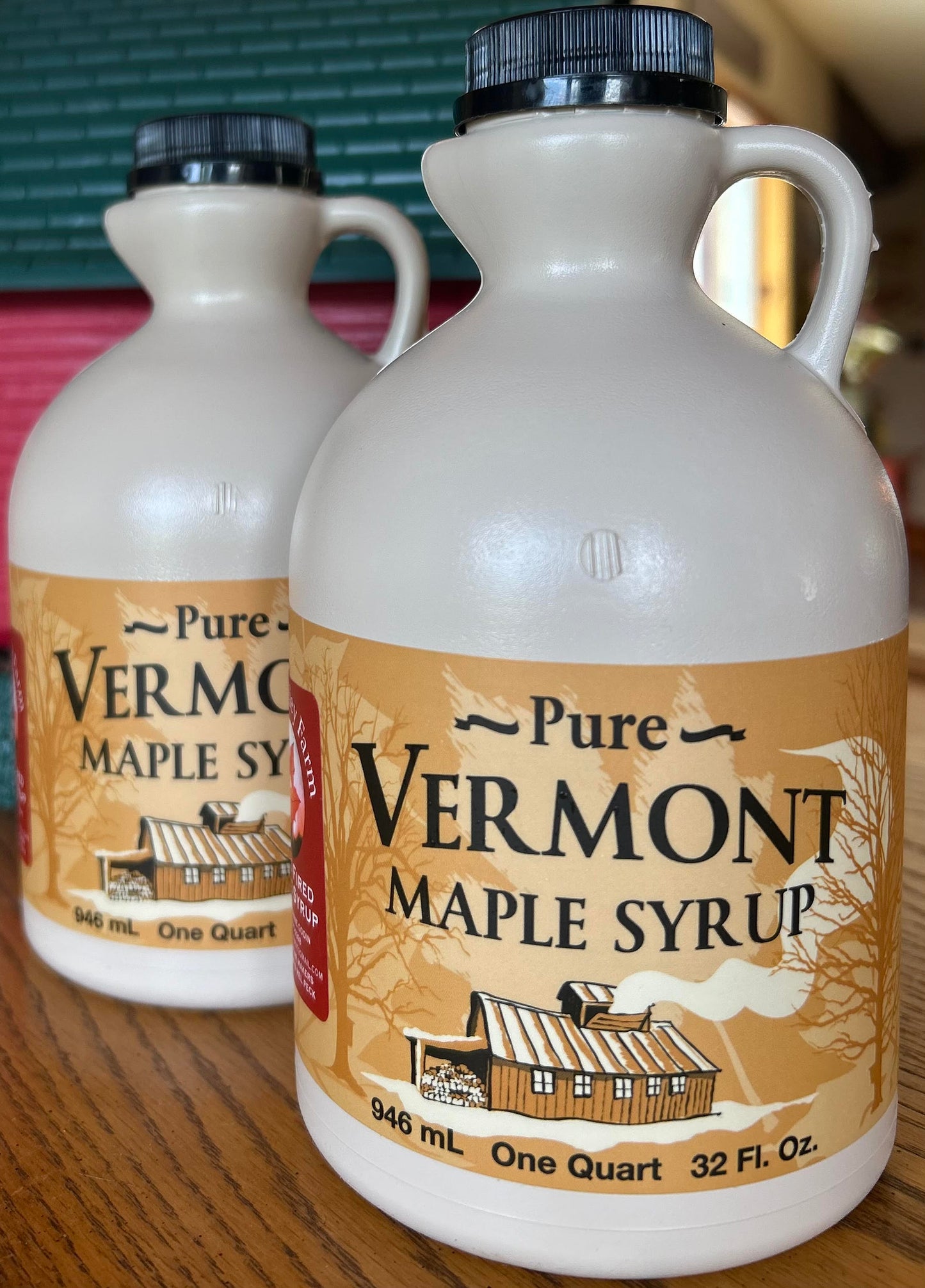 QUART - Wood Fired Vermont Maple Syrup Robust Grade A